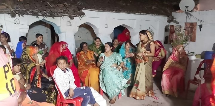 अखिल भारतीय ब्राह्मण एकता परिषद महिला इकाई सतना का होली मिलन कार्यक्रम समप