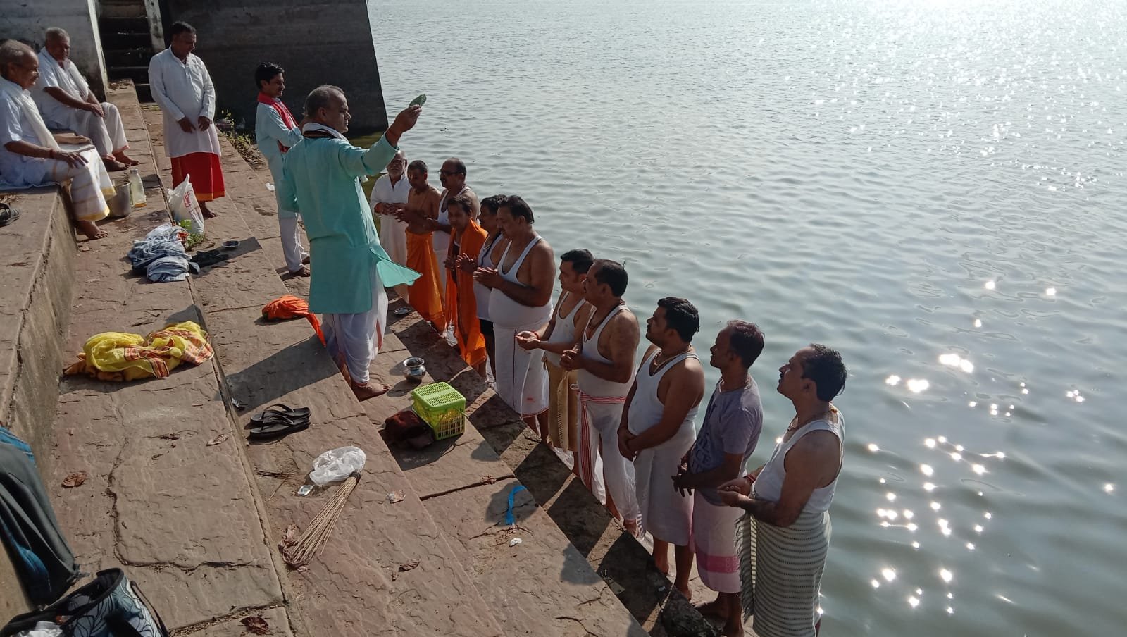 अखिल भारतीय ब्राह्मण एकता परिषद टीकमगढ म.प्र.द्रारा मनाया गया श्रावणी उपाक